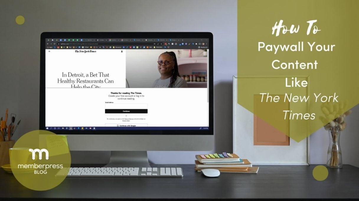 cómo crear un muro de pago como el new york times