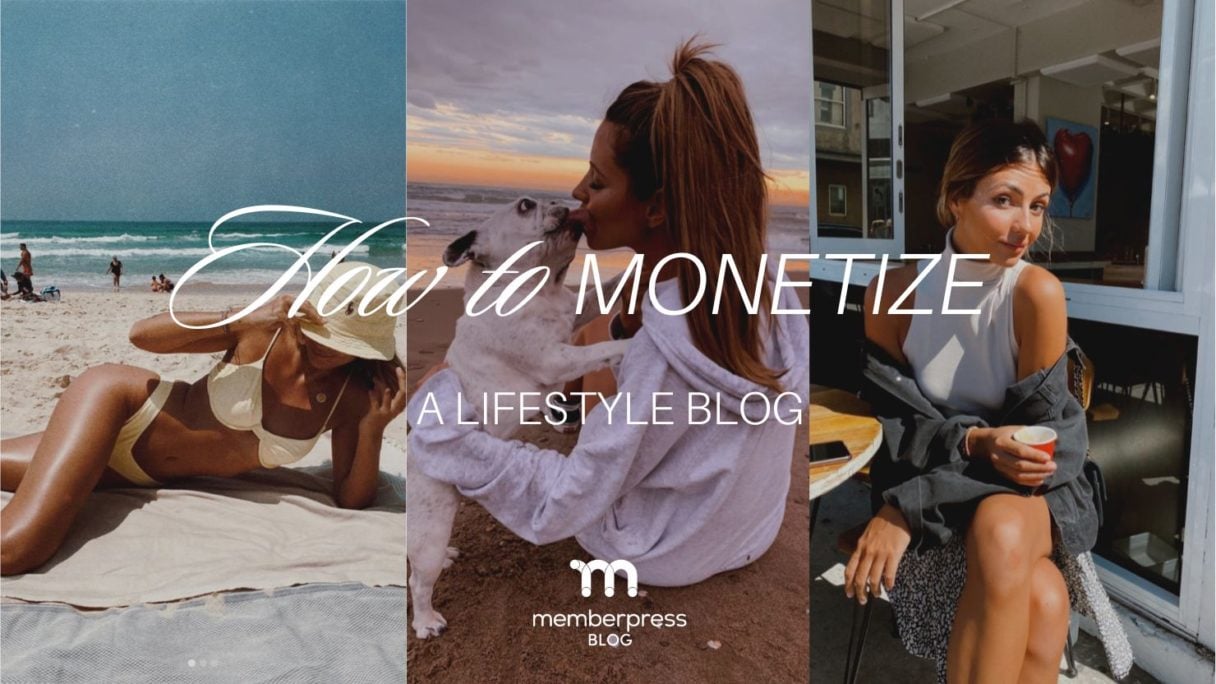 Triptychon 3-Panel Bild einer schönen Frau Lifestyle-Blog