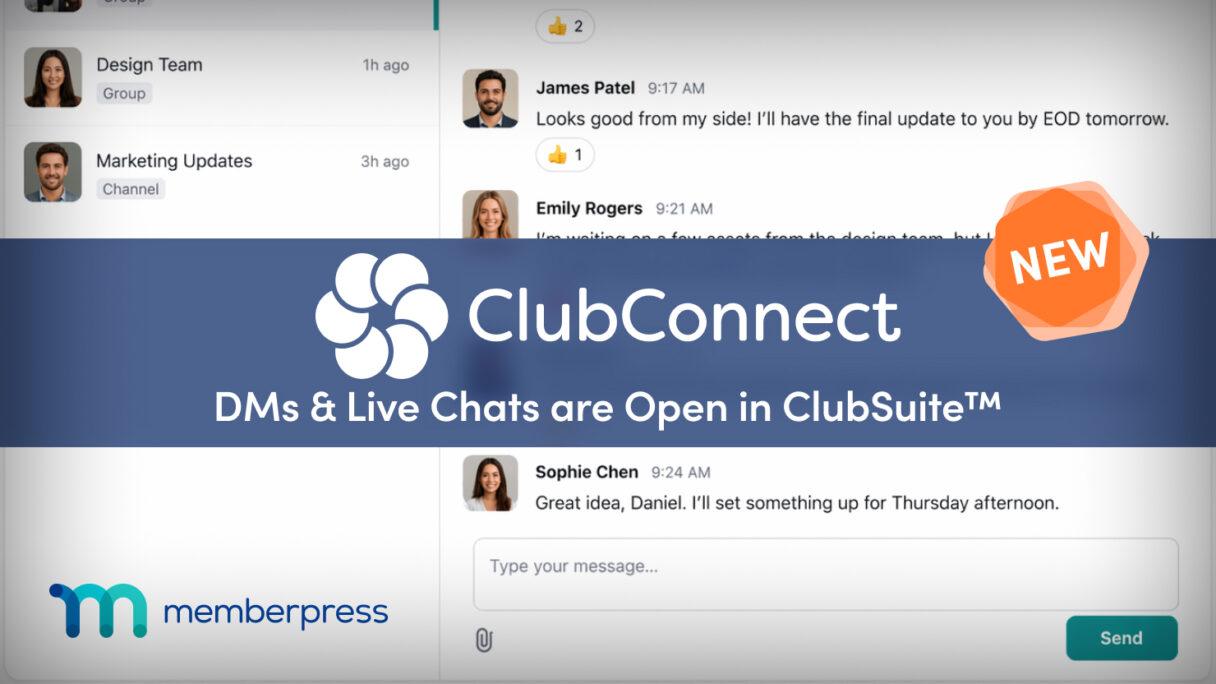 ClubConnect MKM V3 - 1480x832 | MemberPress ClubConnect Direct Messaging Featured Image